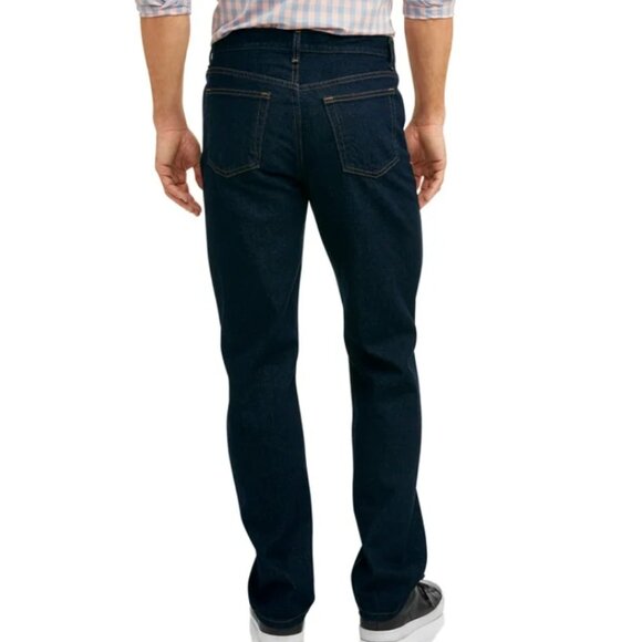 George Men's and Big Men's 100% Cotton Relaxed Fit Jeans 36x30 - Picture 2 of 4